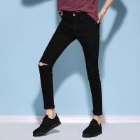 China Breathable Mid Waist Men Pants Mens Skinny Jeans With Zippers factory
