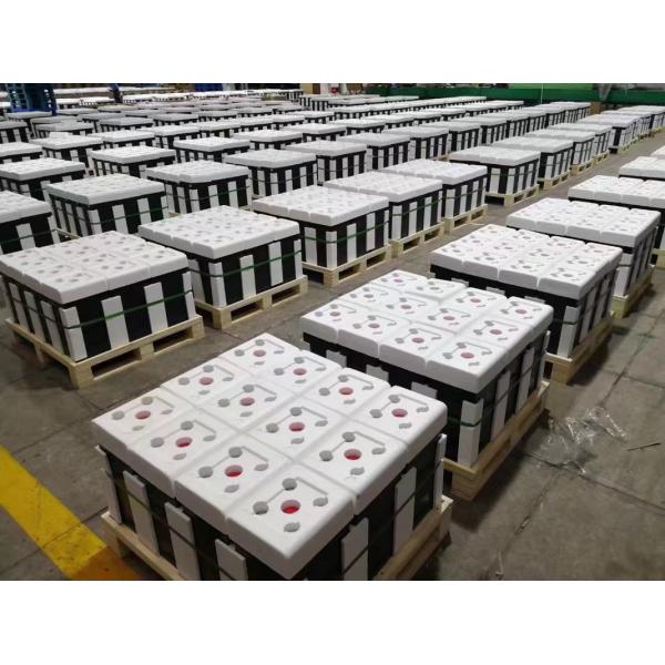 Quality Colorful ABS Container Lead Acid Battery 2V 400Ah Capacity For UPS System for sale
