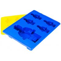 China DIY Baking & Pastry Tools 100% Food Grade Silicone Ice Cube/Chocolate Mold 4+1 Lego Robot factory