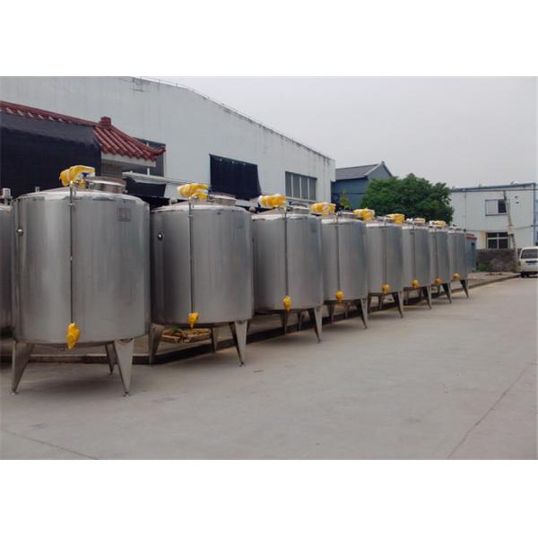 Quality Sanitary Mixing Tanks / Stainless Steel Mixing Tank With Agitator Corrosion Resistant for sale
