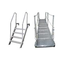 China Inclined Step Vertical Marine Dock Ladder Boat Boarding Steps factory
