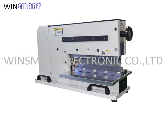 China Linear Blade Guillotine PCB V Cut Machine 400mm factory