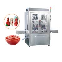 China Automatic 2000-6000bhp Pet Glass Bottle Tomato Sauce Paste Filling Machine With U-Type Tank factory