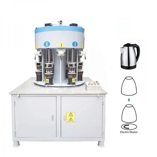 Quality Servo System Kettle Making Machine For Kettle Brazing Heating Plate Element Welding for sale