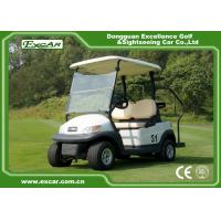 China White Color 48V Battery Operated Golf Cart Small Size Two Seats factory