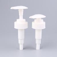 Quality White Ribbed Screw Lotion Pump 28/400 , Dispenser Pump For Bottle for sale
