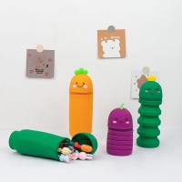 Quality Cute Silicone Pencil Holder Girls Boys Storage Bag Students Stationery for sale