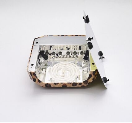 China UV tube LED portable 36W diamond Manicure phototherapy lamp timer factory