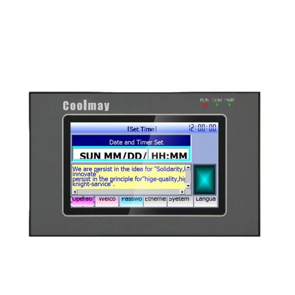Quality Analog Output Integrated HMI PLC Controller 12DO 5 Inch TFT Display for sale