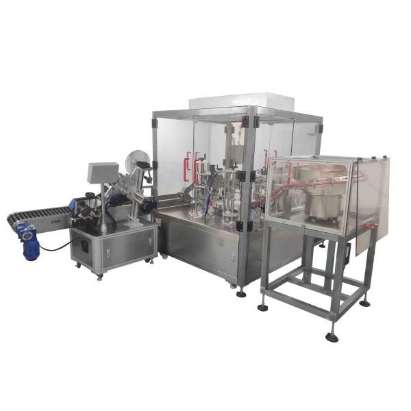 Quality LCD Sauce Tube Filling Machine Sealing Cosmetic LTRG 60A for sale