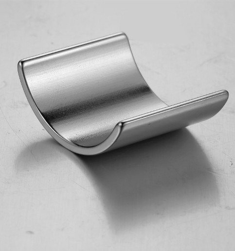 Quality Industrial Thin Ring N52 Neodymium Arc Magnets Customized Size for sale