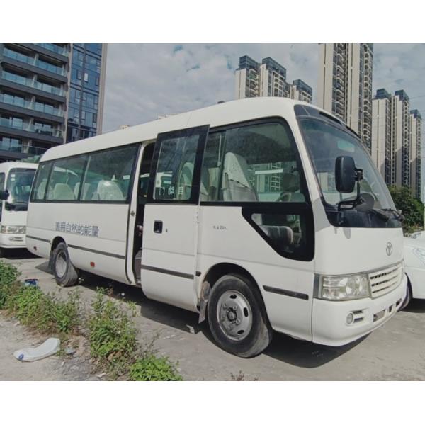 Quality Toyota Used Coaster Bus 23seats LHD Mini Bus With Manual Transmission And Diesel Fuel Type for sale