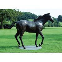 China Large Bronze Horse Sculpture , Outdoor Bronze Statues Horse Antique Design factory