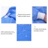 China XXL Blue Medical Disposable Surgical Gown Prevent Cross Infection factory