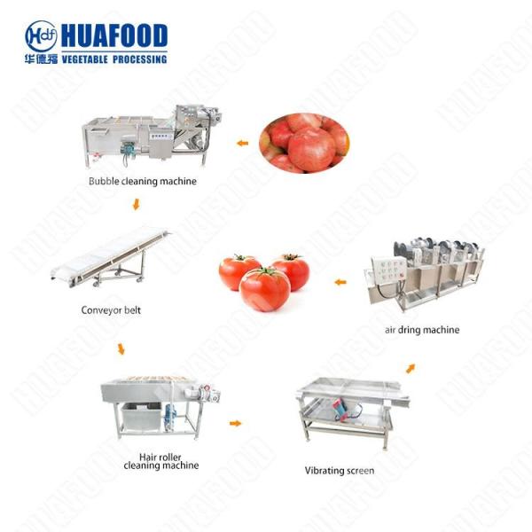 Quality High Speed Potato Processing Machine Food Washer Dryer Machine for sale