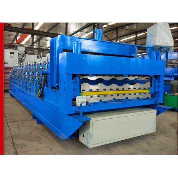 Quality Glazing Steel Double Layer Roll Forming Machine 380 V 50 HZ 3 Phase Voltage for sale