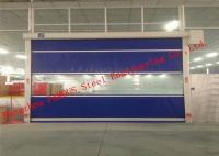 China Automatic Steel Industrial Garage Doors Lifting Up Roller Shutter Door PVC Surface factory