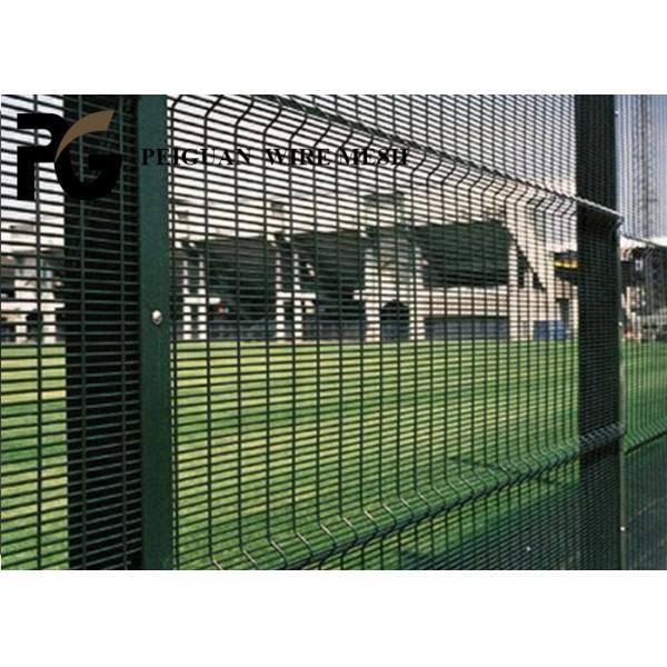 Quality 12.7x76.2mm Black Anti Climb Fencing Panels Low Carbon Steel Wire for sale