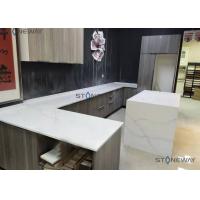 China Polished Quartz Table Top Artificial Quartz Stone For Kitchen Countertops factory