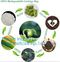 China Cassava Biodegradable Pla Bin Bag/Compostable Garbage Bag Rolls/Cornstarched Bag, Compostable And Boidegradable K Pla factory
