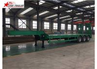 China 50T Payload Equipment Hauling Trailers , Custom Colors Heavy Equipment Hauling Trailers factory
