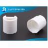 China 28-410 White Plastic Flip Top Caps , Durable Plastic Dispensing Caps PP Material factory