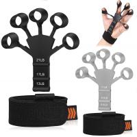 China Grip Strength Trainer Finger Hand Strengthener 8 Resistant Level Exerciser Adjustable Hand for Therapy Relieve Pain factory