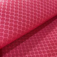 Quality 3mm Knitted Airmesh 250GSM Polyester Sports Mesh Fabric Tearproof For Luggage for sale