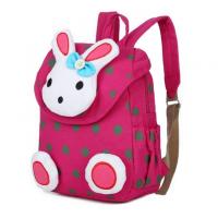 China Promotional Kid Canvas Backpack School Bag Washable And Large Capacity factory