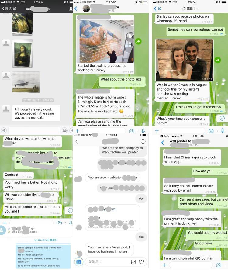 Limitless 2880dpi Wheel Mural Wall Printer Printing Machine from China