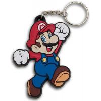 China Durable Super Mario PVC Key Chain Cartoon Key Chain PMS Color Custom Logo for sale