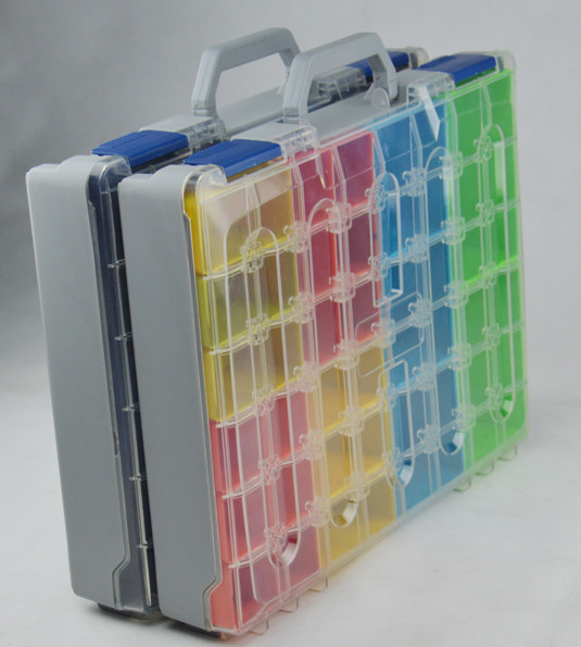 Quality ABS Customized Logo Multi Compartment Storage Case for sale