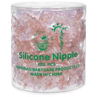 Quality Slow Flow BSCI Standard Liquid Silicone Baby Rubber Nipple for sale