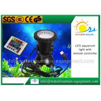 china LED Color Changing Submersible Aquarium Light , Fountain Light With Remote Controller