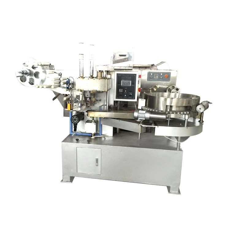 China Automatic Small Hard Candy Lollipop Packing Machine With Total Power 2.1kw factory