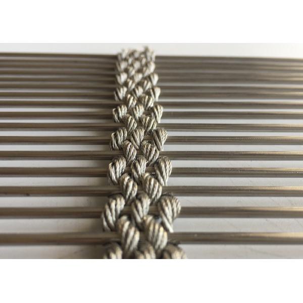 Quality Weave 7mm Stainless Steel Architectural Mesh Building Facade Metal Mesh Curtain for sale