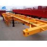 China 20ft 40ft Skeleton Trailer , Skeletal Container Trailer With Q345 Material factory
