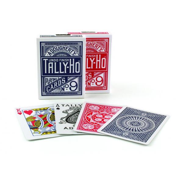 Quality Tally-Ho Marked Playing Cards Plastic Invisible Ink Poker Cheating Cards for sale