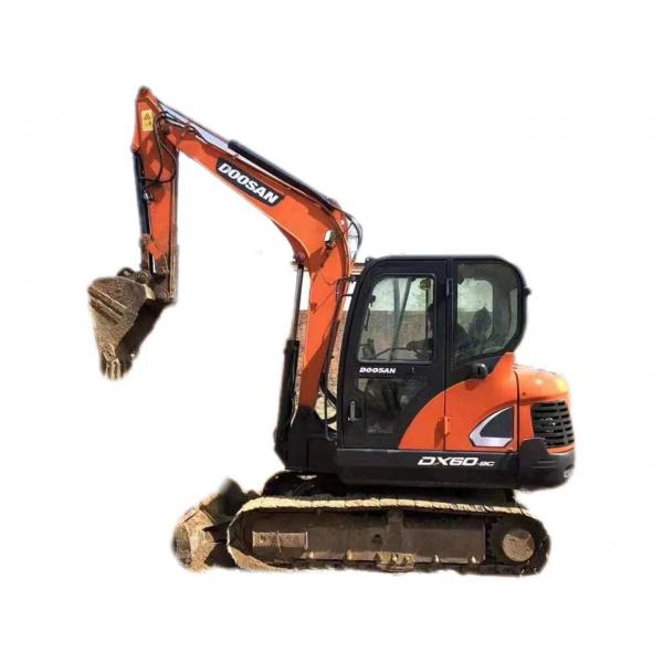 Quality DX60 Used Earth Moving Equipment Doosan Mini Digger Backhoe 6T for sale