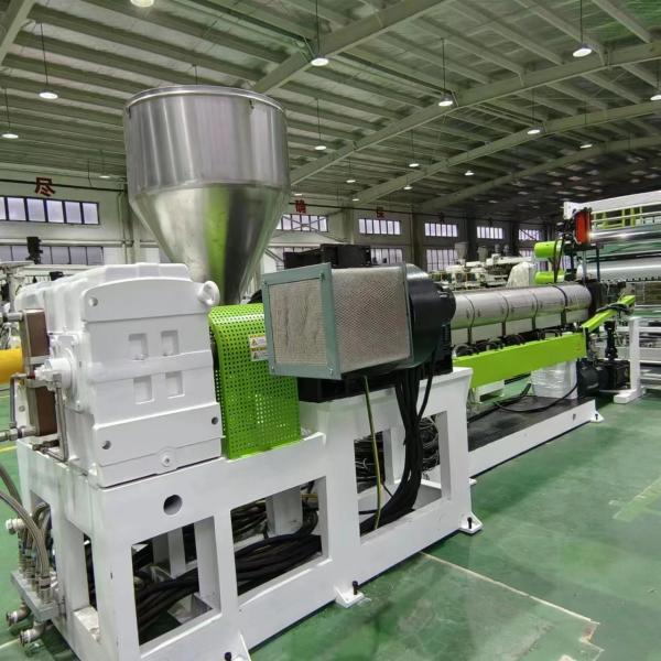 Quality Used Plastic Sheet Extruder 150mm Single Screw Extrusion Sheet Machine for sale