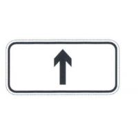 china Low Cost Rectangular Shaped Sign Outdoor Direction Sign White and Black Traffic Plate On Sale