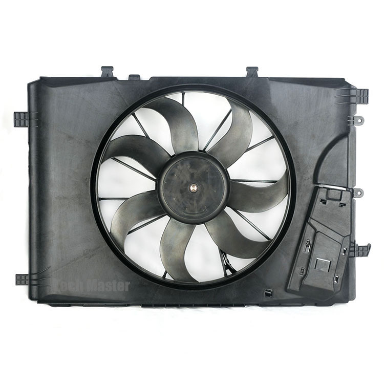 China Radiator Condenser Cooling Fan For Mercedes W176 W246 X156 C117 Air Cooling Fan With Controller 400W A2465000093 factory
