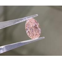 China Oval Shape no hue Pink Lab Grown Diamonds  Light Pink Jewelry Decorations Pink Diamonds factory