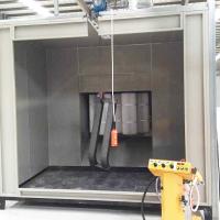 Quality Oversized Manual Electrostatic Iso 9001 Powder Coating Spray Booth for sale