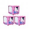 China Mini Cube Gift Vending Machine Toy Crane + Arcade Cube Claw 75KG Weight factory