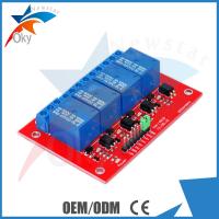 China Demo Code 4-channel Arduino Relay Module , 5V / 12V Relay Control Module for sale
