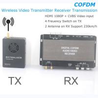 China COFDM Wireless Video Transmitter Receiver Transmission HDMI HD 1080P composite CVBS in H.264 COFDM-904T for sale