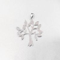 China Life Tree Nature Style Plain Silver Pendant For Engagement / Wedding factory
