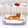 China Rectangle Polyester Removable XL Dog Bed Plush Pet Beds factory