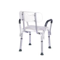 China Anti Slip Safest Shower Chair Brushed Aluminum Shower Bench factory